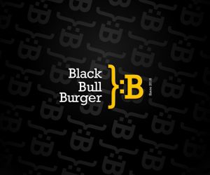Logotipo restaurante hamburguesas en España. Black Bull Burger