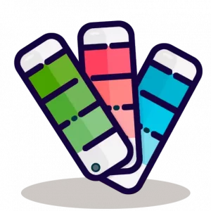 Logotipo de colores atractivos